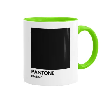 Pantone Black, Κούπα χρωματιστή βεραμάν, κεραμική, 330ml