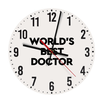 World's Best Doctor, Ρολόι τοίχου ξύλινο (30cm)