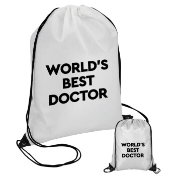 World's Best Doctor, Τσάντα πουγκί με μαύρα κορδόνια (1 τεμάχιο)