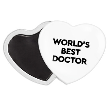 World's Best Doctor, Μαγνητάκι καρδιά (57x52mm)