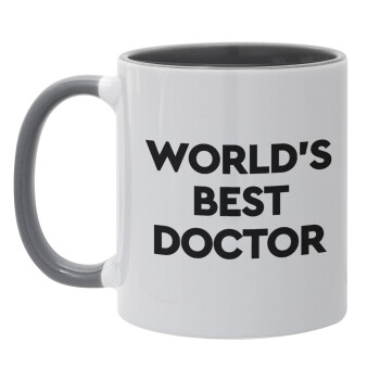 World's Best Doctor, Mug colored grey, ceramic, 330ml