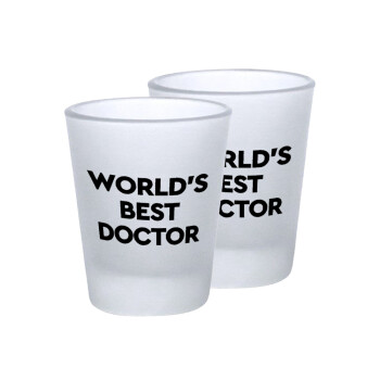 World's Best Doctor, Σφηνοπότηρα γυάλινα 45ml του πάγου (2 τεμάχια)