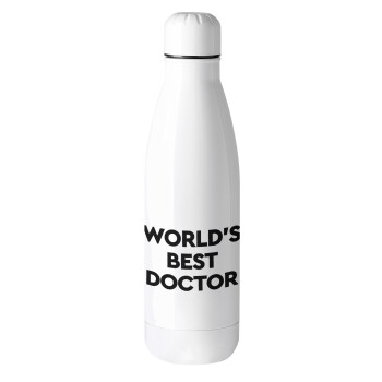 World's Best Doctor, Μεταλλικό παγούρι θερμός (Stainless steel), 500ml