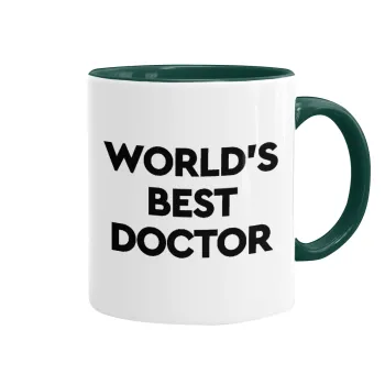 World's Best Doctor, Mug colored green, ceramic, 330ml