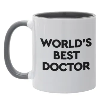 World's Best Doctor, Mug colored grey, ceramic, 330ml