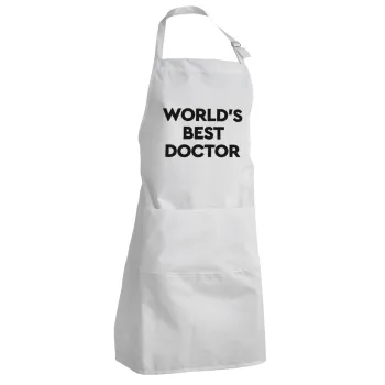 World's Best Doctor, Adult Chef Apron (with sliders and 2 pockets)
