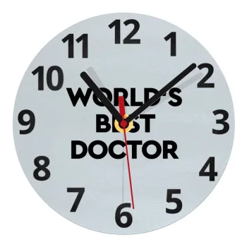 World's Best Doctor, Ρολόι τοίχου γυάλινο (20cm)
