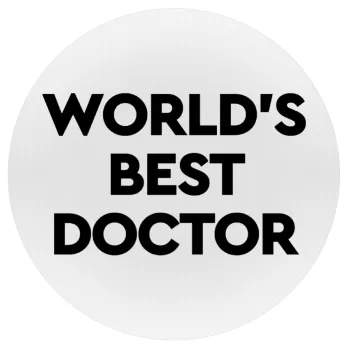 World's Best Doctor, Mousepad Round 20cm