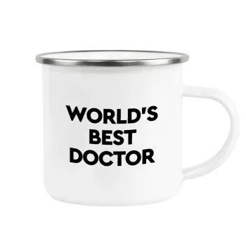 World's Best Doctor, Κούπα Μεταλλική εμαγιέ λευκη 360ml