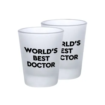 World's Best Doctor, Σφηνοπότηρα γυάλινα 45ml του πάγου (2 τεμάχια)