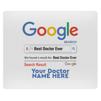 Searching for Best Doctor Ever..., Mousepad ορθογώνιο 23x19cm