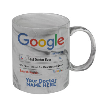 Searching for Best Doctor Ever..., Mug ceramic marble style, 330ml