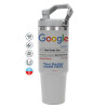 GREY color, 890ml (30oz) stainless Steel Tumbler with Handle