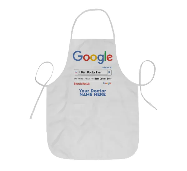 Searching for Best Doctor Ever... — Ποδιά Σεφ ολόσωμη κοντή  Παιδική (44x62cm)
