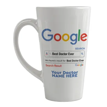 Searching for Best Doctor Ever..., Κούπα κωνική Latte Μεγάλη, κεραμική, 450ml