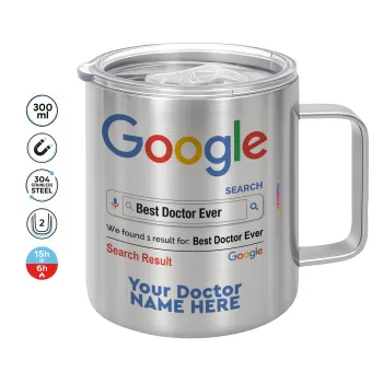 Searching for Best Doctor Ever..., Mug Stainless steel double wall 300ml