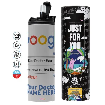 Searching for Best Doctor Ever..., Tumbler stainless steel GREY 600ml