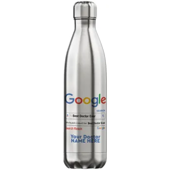 Searching for Best Doctor Ever..., Inox (Stainless steel) hot metal mug, double wall, 750ml