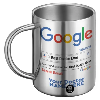 Searching for Best Doctor Ever..., Ανοξείδωτη Μεταλλική Κούπα 450ml - Διπλού Τοιχώματος