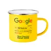 Yellow Enamel Metallic Cup 360ml
