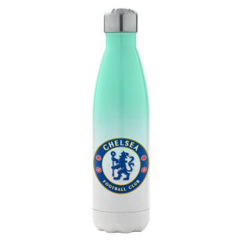 FC Chelsea, Metal mug thermos Green/White (Stainless steel), double wall, 500ml