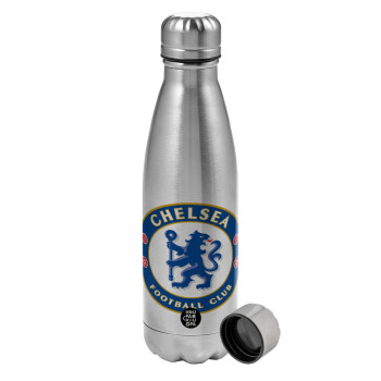 FC Chelsea, Metallic water bottle, stainless steel, 750ml
