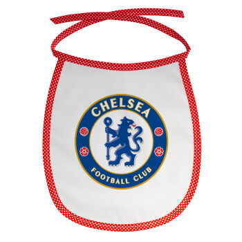 FC Chelsea, Σαλιάρα μωρού αλέκιαστη με κορδόνι Κόκκινη