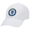 FC Chelsea, Καπέλο ενηλίκων Jockey Λευκό (snapback, 5-φύλλο, unisex)