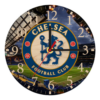 FC Chelsea, Ρολόι τοίχου ξύλινο plywood (20cm)