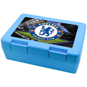 FC Chelsea, Παιδικό δοχείο κολατσιού ΓΑΛΑΖΙΟ 185x128x65mm (BPA free πλαστικό)