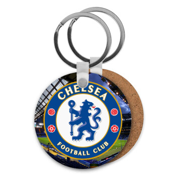 FC Chelsea, Μπρελόκ Ξύλινο στρογγυλό MDF Φ5cm