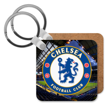 FC Chelsea, Μπρελόκ Ξύλινο τετράγωνο MDF