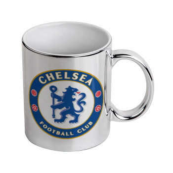 FC Chelsea, Κούπα κεραμική, ασημένια καθρέπτης, 330ml