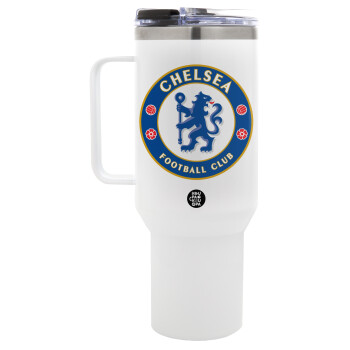 FC Chelsea, Mega Stainless steel Tumbler with lid, double wall 1,2L