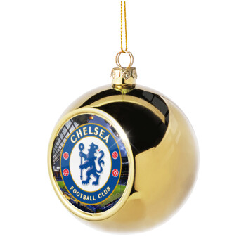 FC Chelsea, Χριστουγεννιάτικη μπάλα δένδρου Χρυσή 8cm