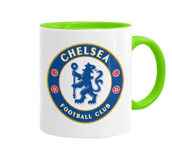FC Chelsea — Κούπα χρωματιστή βεραμάν, κεραμική, 330ml