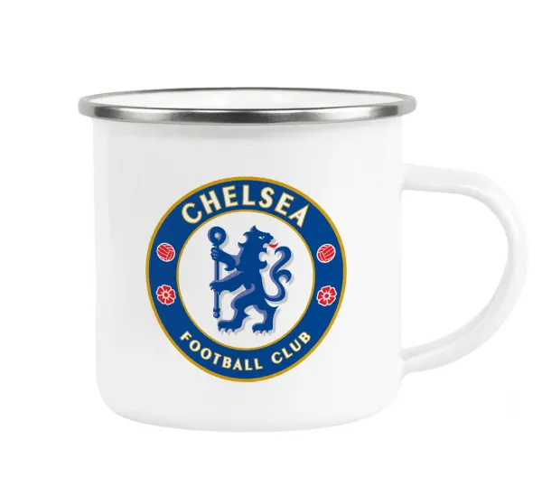 FC Chelsea — Metallic enamel cup white 360ml