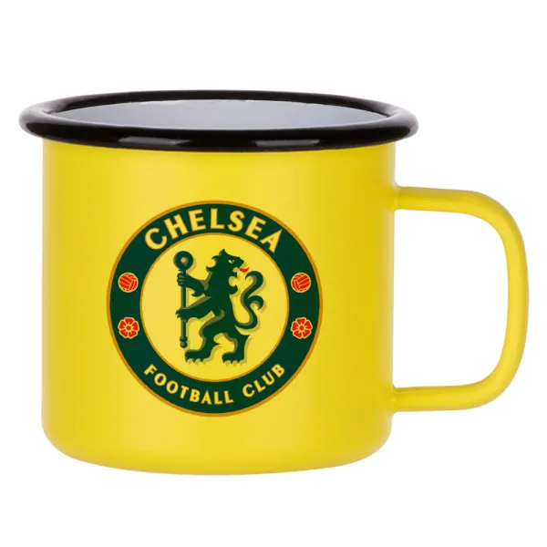 FC Chelsea — Κούπα Μεταλλική εμαγιέ ΜΑΤ Κίτρινη 360ml