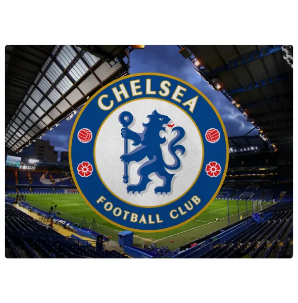 FC Chelsea — Επιφάνεια κοπής γυάλινη (38x28cm)