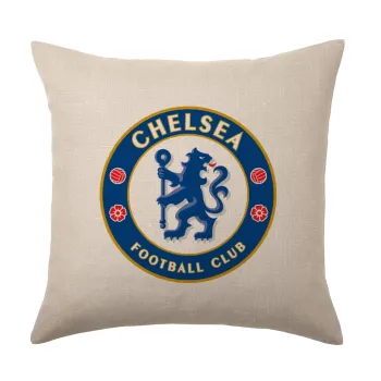 FC Chelsea, Μαξιλάρι καναπέ ΛΙΝΟ 40x40cm περιέχεται το  γέμισμα