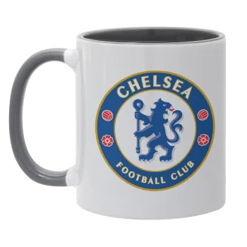 FC Chelsea, Mug colored grey, ceramic, 330ml
