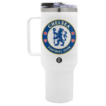 FC Chelsea, Mega Stainless steel Tumbler with lid, double wall 1,2L