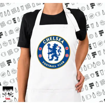 FC Chelsea, Ποδιά μακριά Σεφ ολόσωμη με τσέπες white (ΕΝΗΛΙΚΩΝ)
