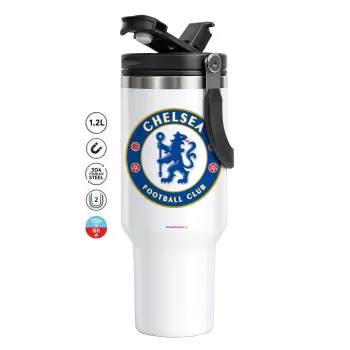 FC Chelsea, Mega Tumbler με καπάκι, διπλού τοιχώματος (θερμό) 1,2L