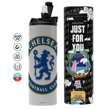 FC Chelsea, Tumbler stainless steel GREY 600ml