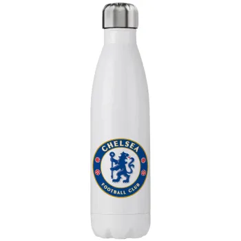 FC Chelsea, Μεταλλικό παγούρι θερμός (Stainless steel), διπλού τοιχώματος, 750ml