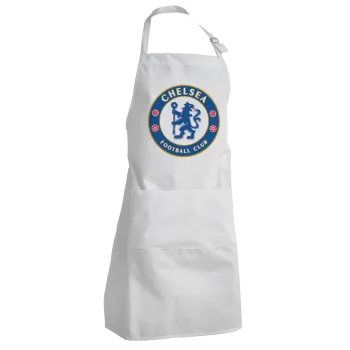 FC Chelsea, Adult Chef Apron (with sliders and 2 pockets)