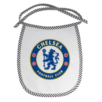 FC Chelsea, Σαλιάρα μωρού αλέκιαστη με κορδόνι Μαύρη