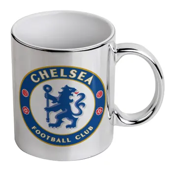 FC Chelsea, Κούπα κεραμική, ασημένια καθρέπτης, 330ml