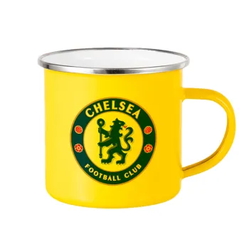 FC Chelsea, Yellow Enamel Metallic Cup 360ml